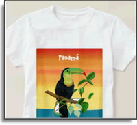 T-shirt Toucan Sunrise - Island Art by Yotigo